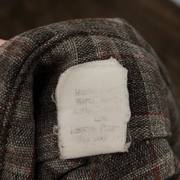 Vintage 70s Men‘s Karman Snap Pearl Button Plaid Shirt - Picture 6 of 14